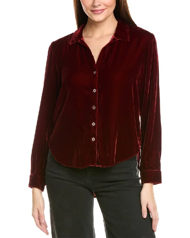 Punk ShirtsBella Dahl Clean Silk-Blend Shirt