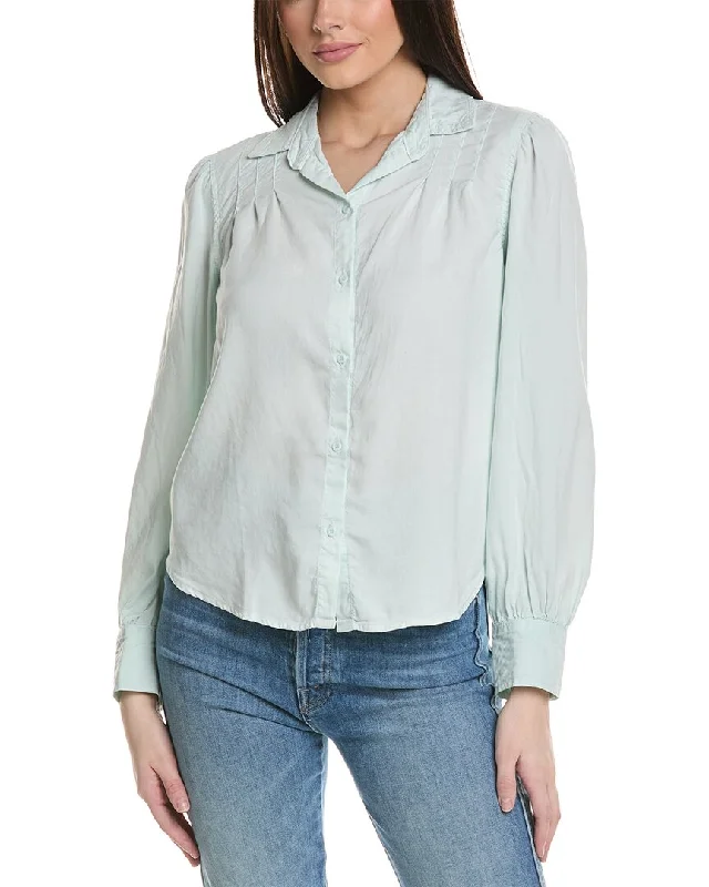 Organic Cotton ShirtsBella Dahl Pintucked Button-Down Shirt