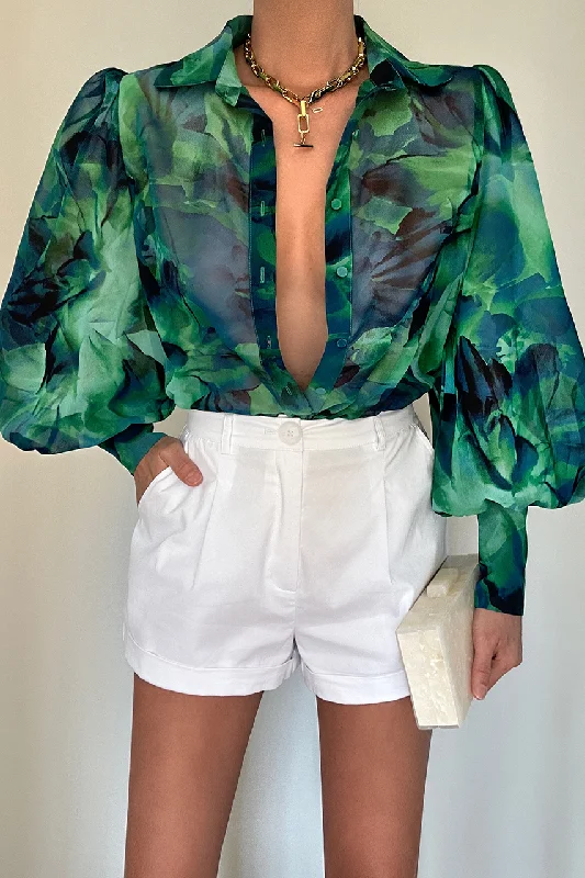 Layered ShirtsCalista Shirt - Green Floral