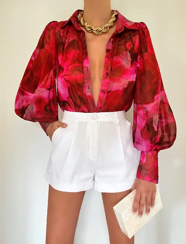 Metallic ShirtsCalista Shirt - Pink Floral