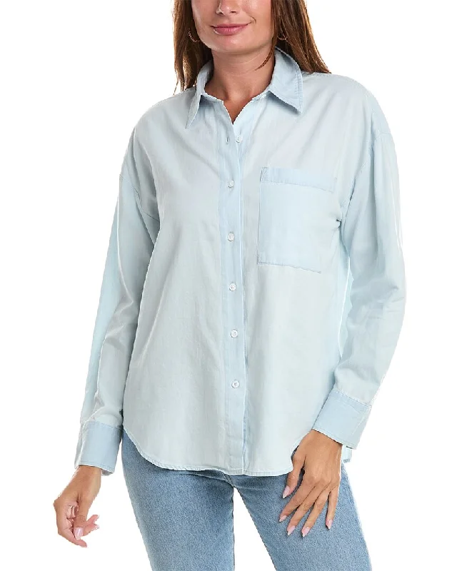 Beaded ShirtsElectric & Rose Chambray Boyfriend Shirt