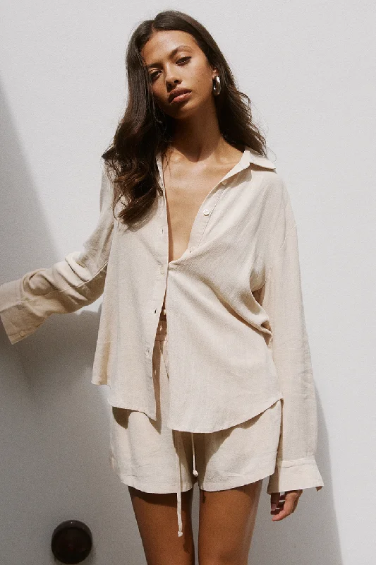 Ruffled ShirtsKIANA SHIRT - SAND