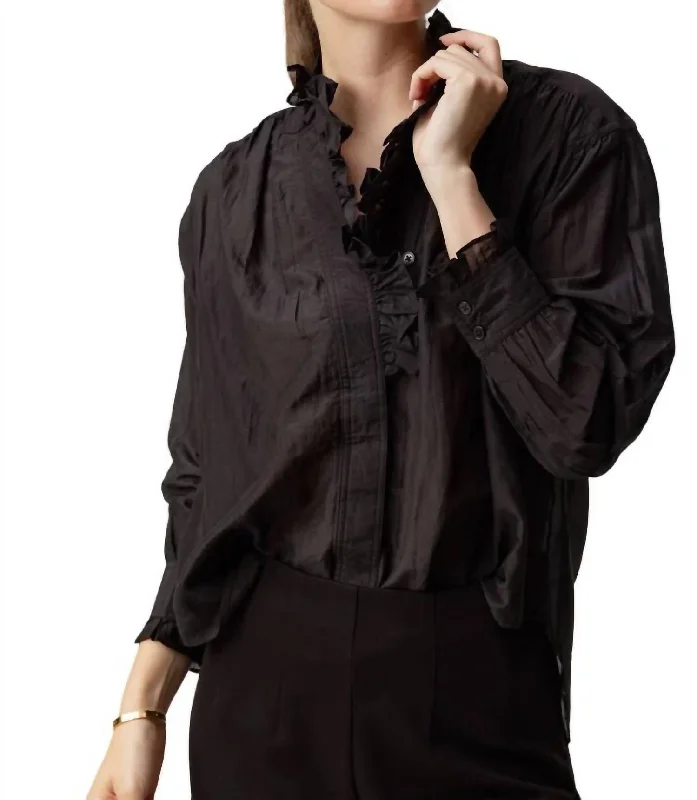 Cropped ShirtsPrim Shirt In Black