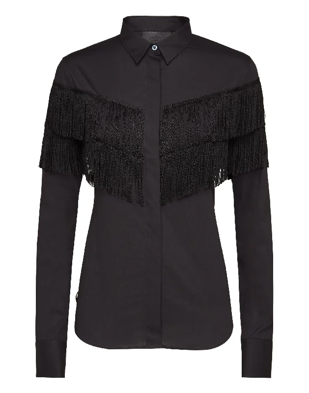 Embellished ShirtsShirt "Just Fringe"