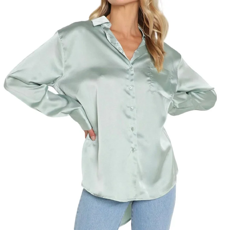 Button-Up ShirtsSmith Button Up Shirt In Jade