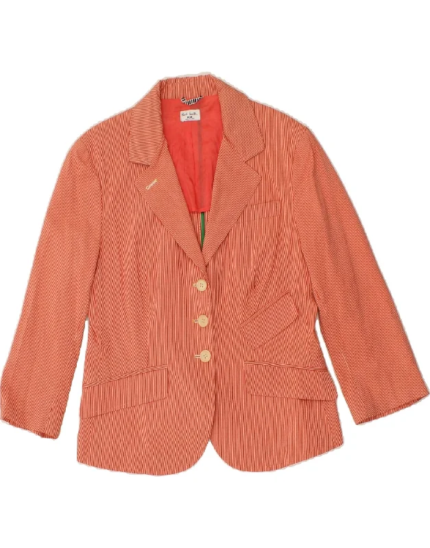 BlazerfilmPAUL SMITH Womens 3 Button 3/4 Sleeve Blazer Jacket IT 46 Large Red