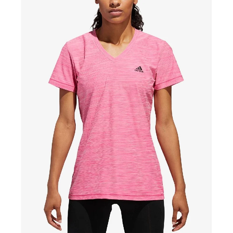 Crewneck T-ShirtsAdidas Women's Tech T-Shirt Pink Size Extra Large - X-Large