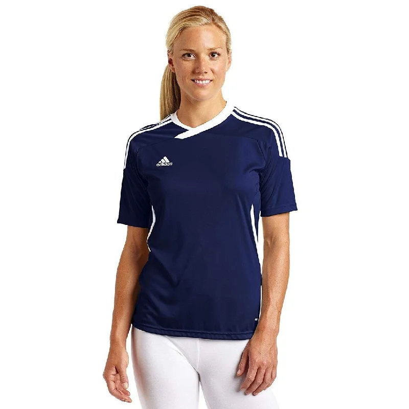 Graphic T-ShirtsAdidas Women's Tiro 11 Jersey T-Shirt Navy/White