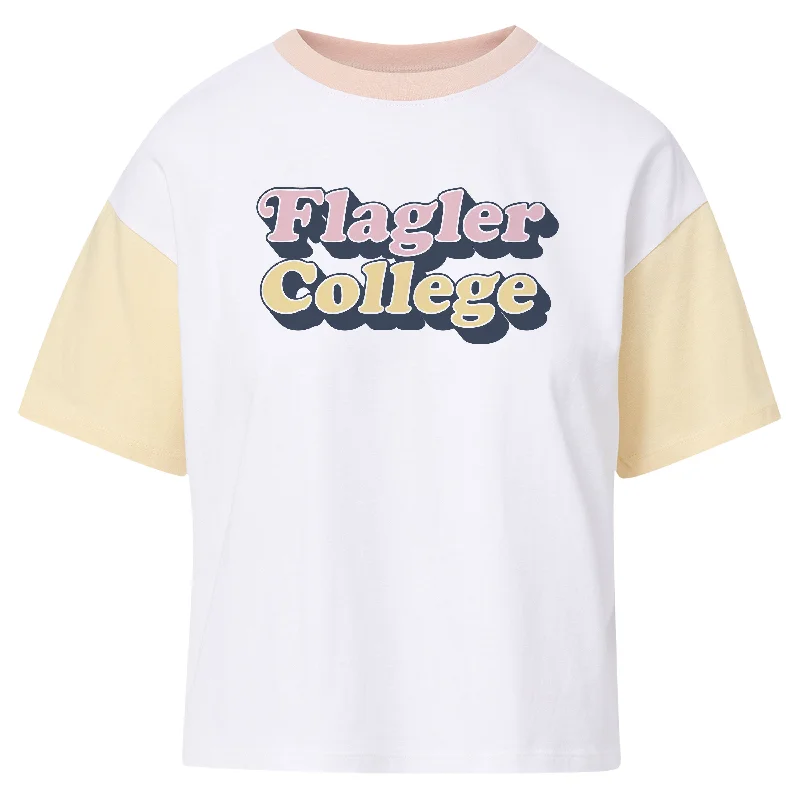 Band Merch T-ShirtsBrynlee Colorblock Flagler College T-Shirt