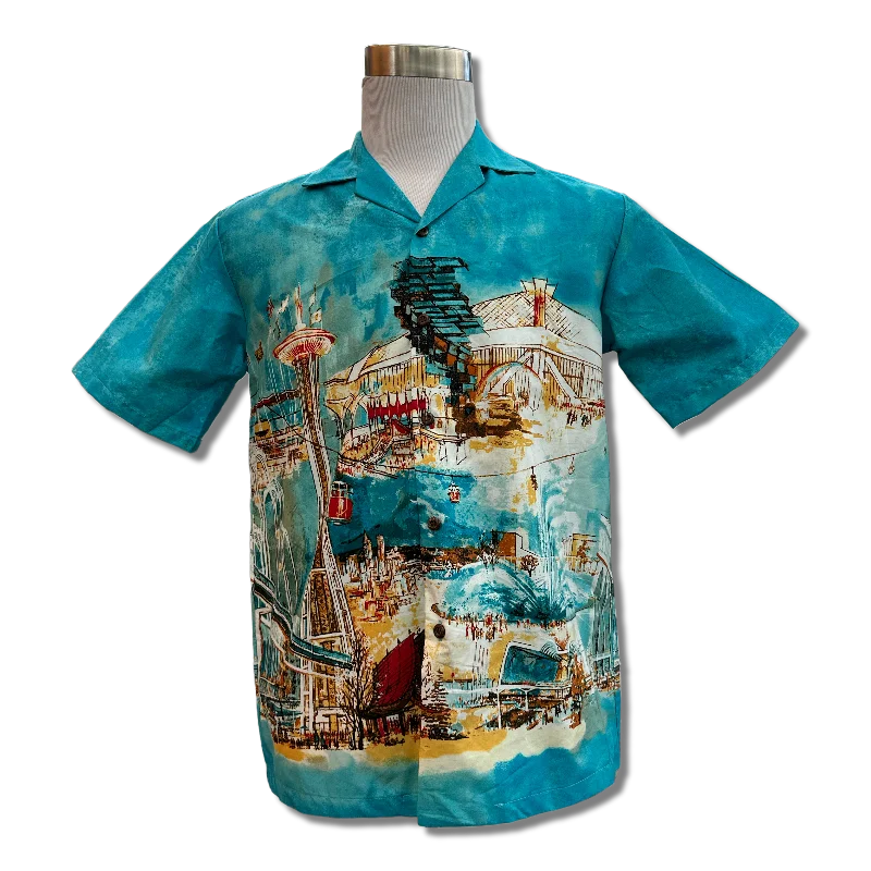 Lounge T-ShirtsWorld's Fair Hawaiian Button Down Shirt