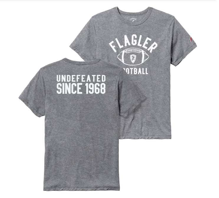 Hiking T-ShirtsGrey Flagler Football Undefeated T-Shirt