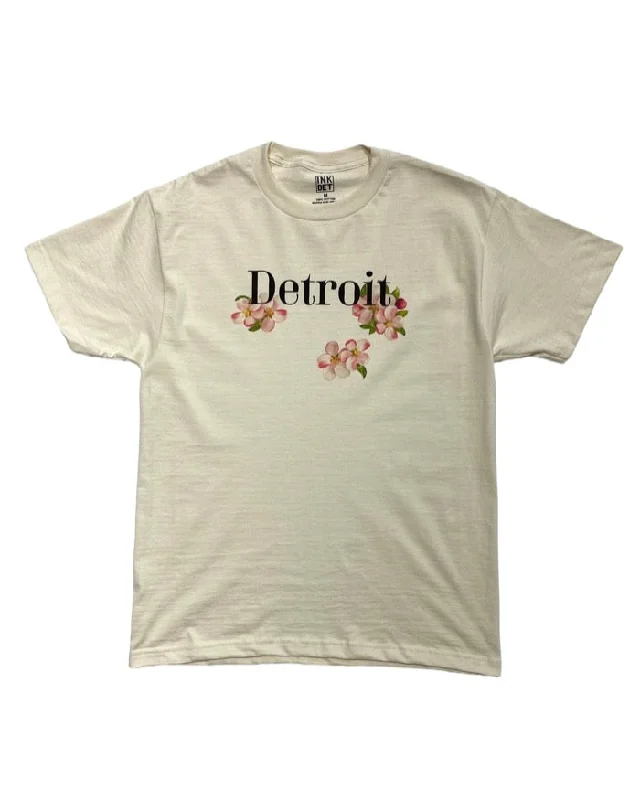 Polyester T-ShirtsInk Detroit Apple Blossom T-Shirt - Natural