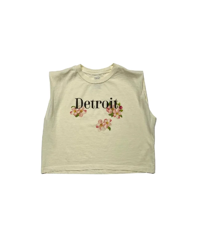 Statement T-ShirtsInk Detroit- Apple Blossom Women's Heavyweight Muscle T-Shirt - Ivory