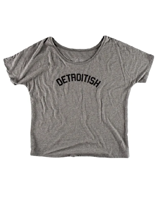 Velvet T-ShirtsInk Detroit Detroitish Slouchy T-Shirt - Heather Grey