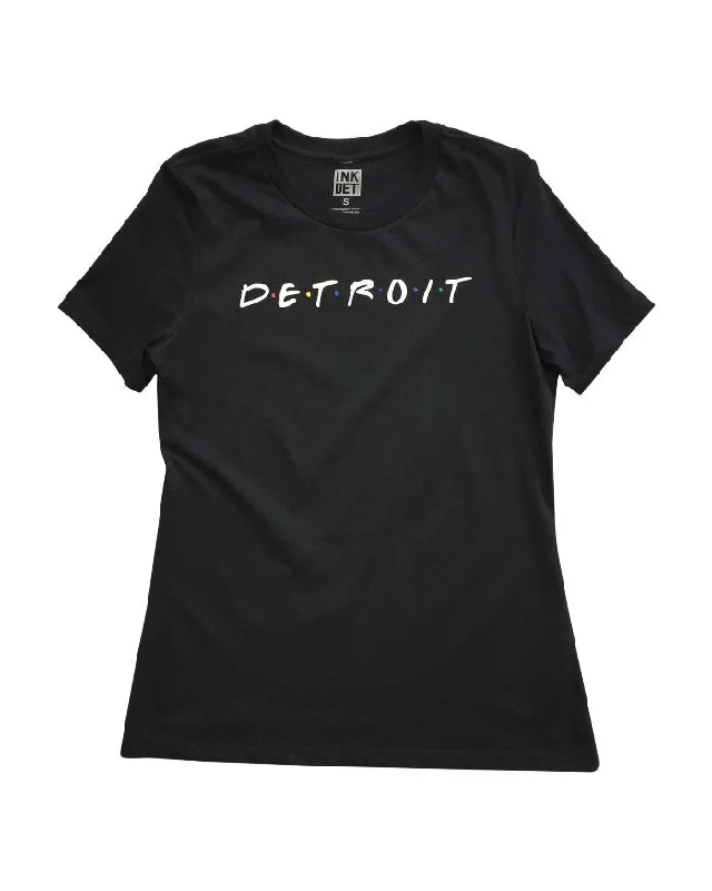 UV-Protection T-ShirtsInk Detroit Friends Women's Relaxed T-Shirt - Black