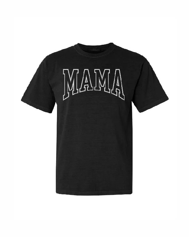 Layered T-ShirtsInk Detroit - Varsity MAMA T-Shirt - Black