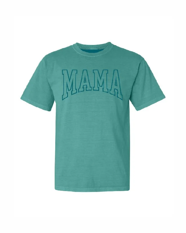 Colorblock T-ShirtsInk Detroit - Varsity MAMA T-Shirt - Pigment Sea foam