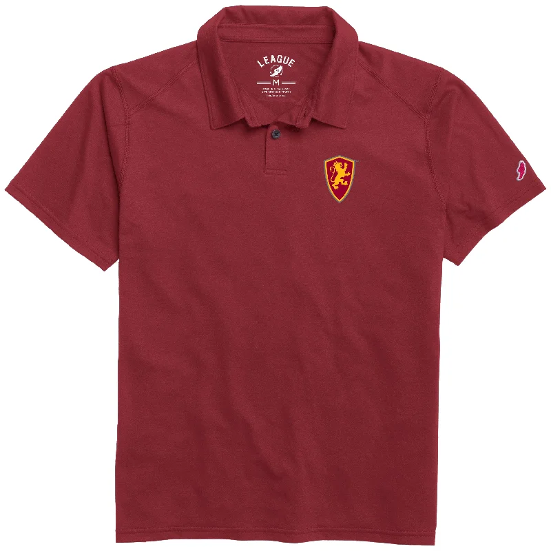 Boat Neck T-ShirtsReclaim Shield Crimson Polo