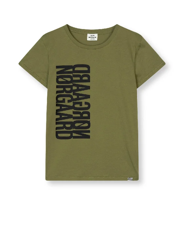 Recycled Fabric T-ShirtsSingle Organic Tuvina Tee, Martini Olive