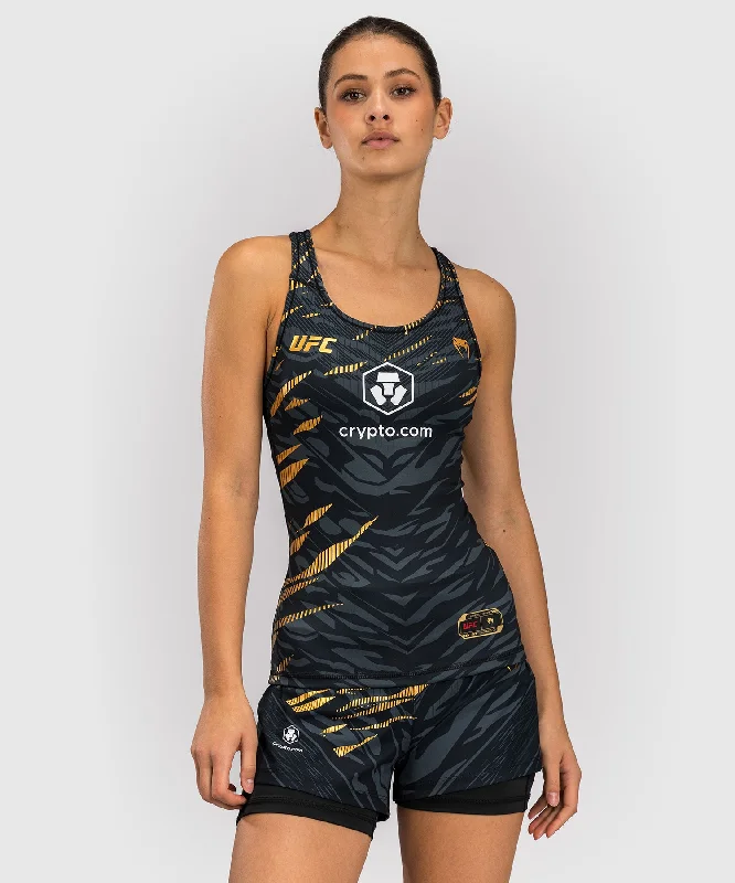 Collaborative T-ShirtsUFC Fusion by Venum Authentic Fight Night Women’s Fitted Tank With Shelf Bra - Champion