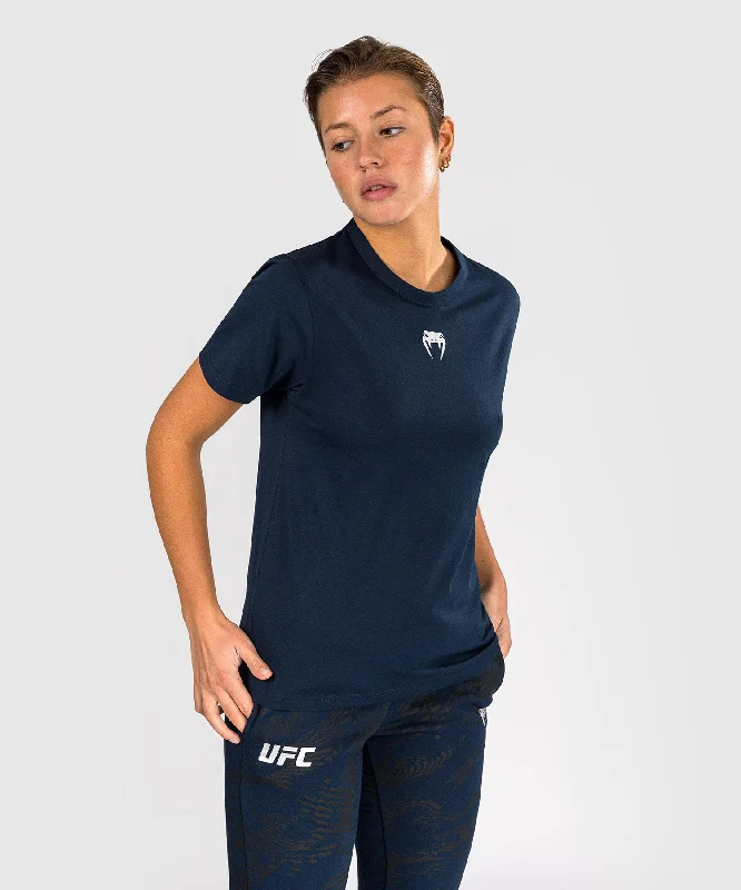 Branded T-ShirtsUFC Fusion by Venum Fight Week Women’s Short Sleeve Cotton T-Shirt - Solid Oceanic Blue