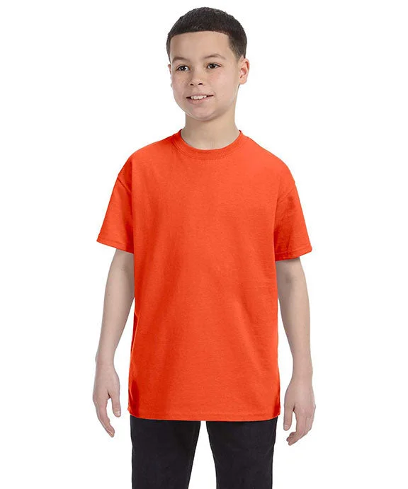 Oversized Hoodies29B - Jerzees Youth 5.6 oz. DRI-POWER® ACTIVE T-Shirt | Burnt Orange