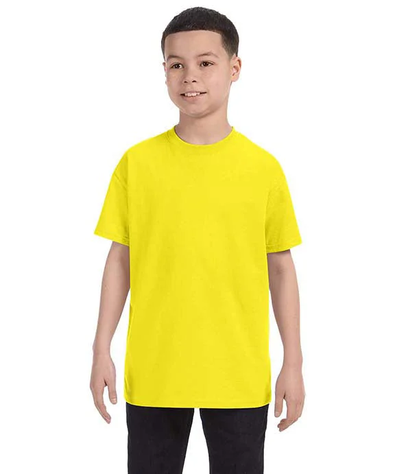 Striped Sweatshirts29B - Jerzees Youth 5.6 oz. DRI-POWER® ACTIVE T-Shirt | Neon Yellow