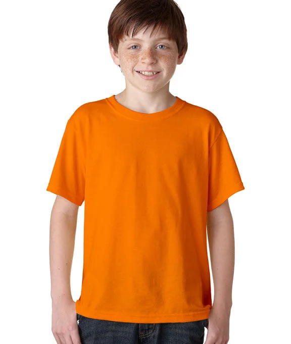 Asymmetrical Hoodies29B - Jerzees Youth 5.6 oz. DRI-POWER® ACTIVE T-Shirt | Safety Orange