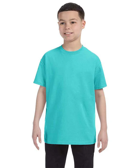 Sheer Hoodies29B - Jerzees Youth 5.6 oz. DRI-POWER® ACTIVE T-Shirt | Scuba Blue