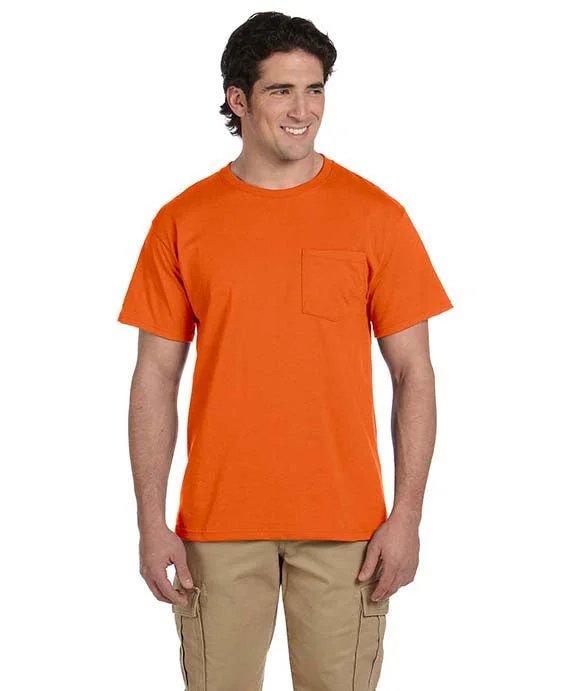 Fringed Hoodies29MP - Jerzees Adult 5.6 oz. DRI-POWER® ACTIVE Pocket T-Shirt | Safety Orange