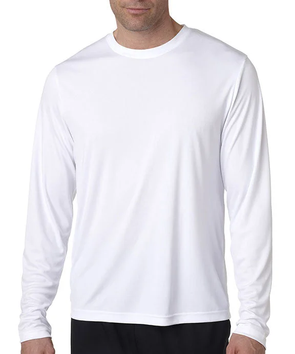 Thermal Hoodies482L - Hanes Adult Cool DRI® with FreshIQ Long-Sleeve Performance T-Shirt | White