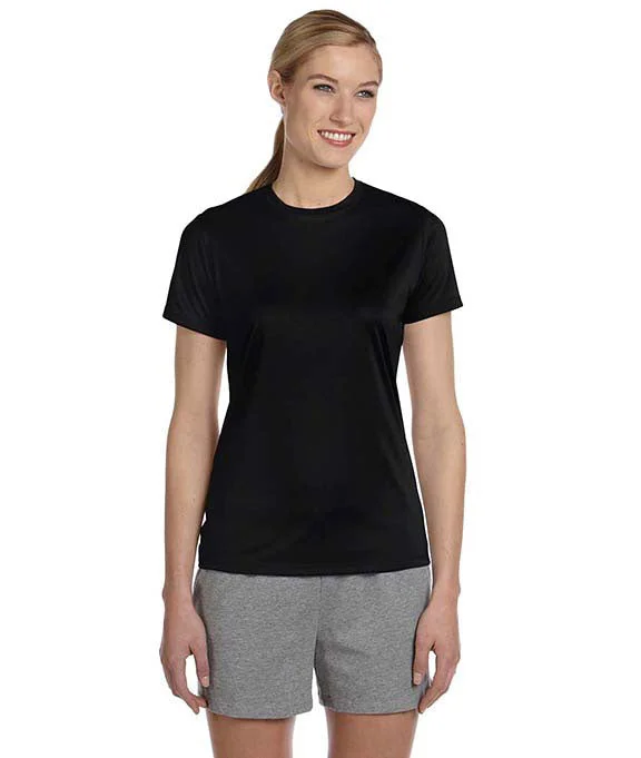 Urban Hoodies4830 - Hanes Ladies Cool DRI® Performance T-Shirt | Black