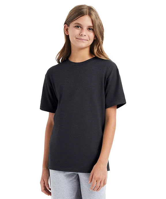 Statement Hoodies498Y - Hanes Youth Perfect-T T-Shirt | Charcoal Heather