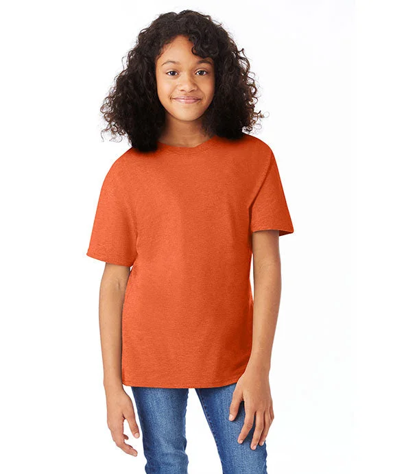 Microfleece Hoodies498Y - Hanes Youth Perfect-T T-Shirt | Orange