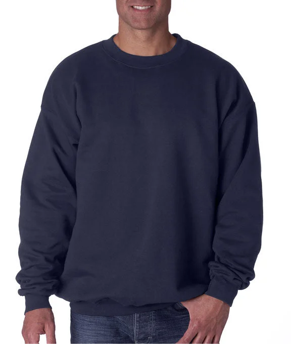 Asymmetrical HoodiesF260 - Hanes Adult Ultimate Cotton® Crewneck Sweatshirt | Navy