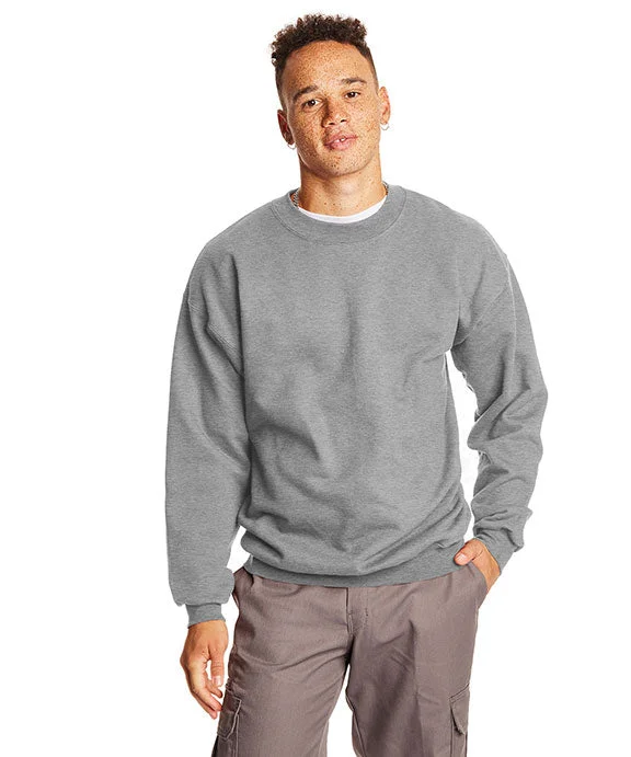 Painted HoodiesF260 - Hanes Adult Ultimate Cotton® Crewneck Sweatshirt | Oxford Grey