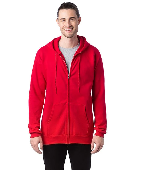 Camping HoodiesF280 - Hanes Adult 9.7 oz Ultimate Cotton® 90/10 Full-Zip Hooded Sweatshirt | Deep Red