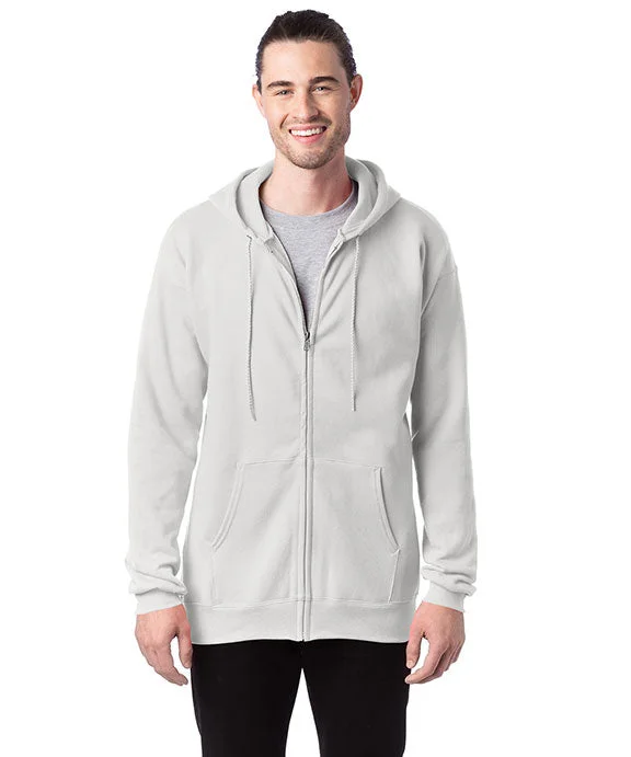 Rainproof HoodiesF280 - Hanes Adult 9.7 oz Ultimate Cotton® 90/10 Full-Zip Hooded Sweatshirt | White