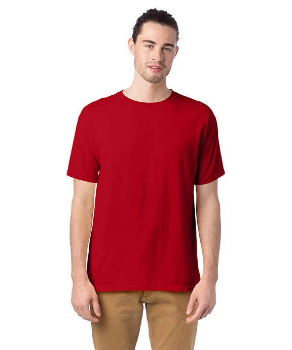 Layered SweatshirtsGDH100 - ComfortWash by Hanes Mens Garment-Dyed T-Shirt | Athletic Red