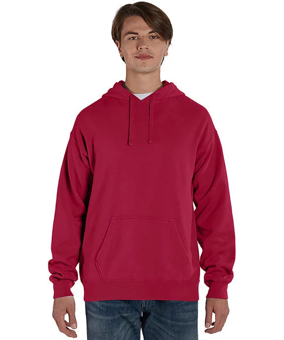 Colorblock HoodiesGDH450 - ComfortWash by Hanes Unisex Pullover Hooded Sweatshirt | Crimson Fall