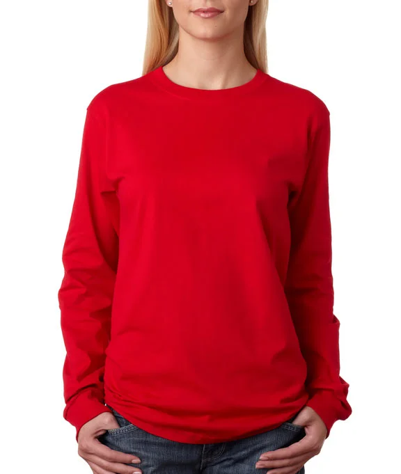 Minimalist Sweatshirts5586 - Hanes Adult Authentic-T Long-Sleeve T-Shirt | Deep Red