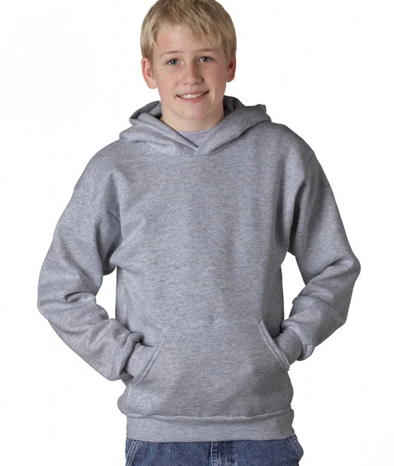 Bamboo Fiber SweatshirtsP470 - Hanes Youth ComfortBlend® EcoSmart® Hooded Pullover | Light Steel