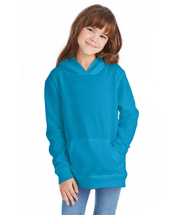 Cropped HoodiesP470 - Hanes Youth ComfortBlend® EcoSmart® Hooded Pullover | Teal