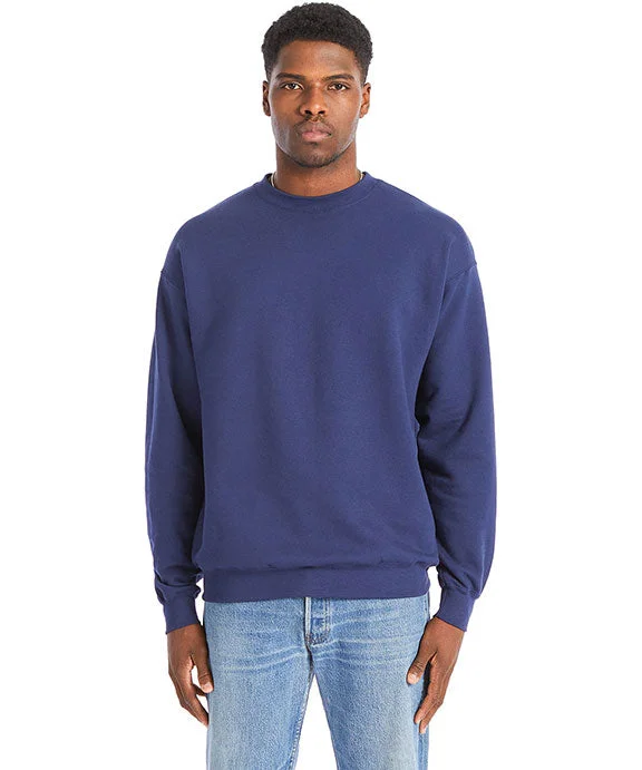 Windbreaker SweatshirtsRS160 - Hanes Adult Perfect Sweats Crewneck Sweatshirt | Navy