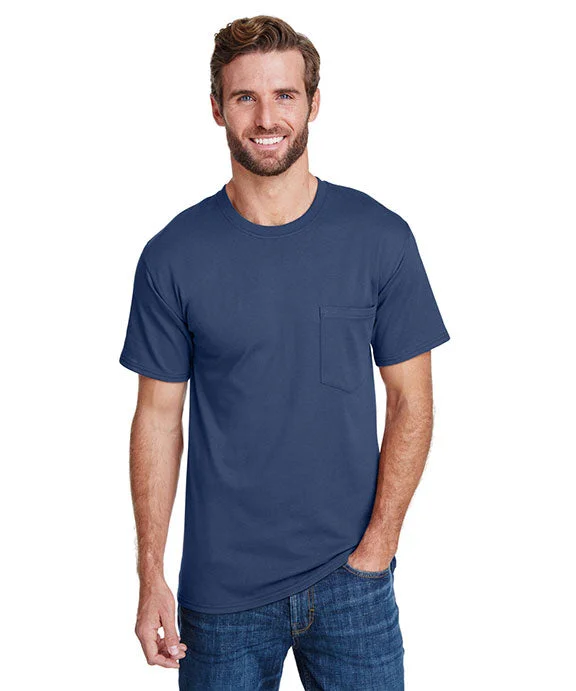 Performance HoodiesW110 - Hanes Adult Workwear Pocket T-Shirt | Navy