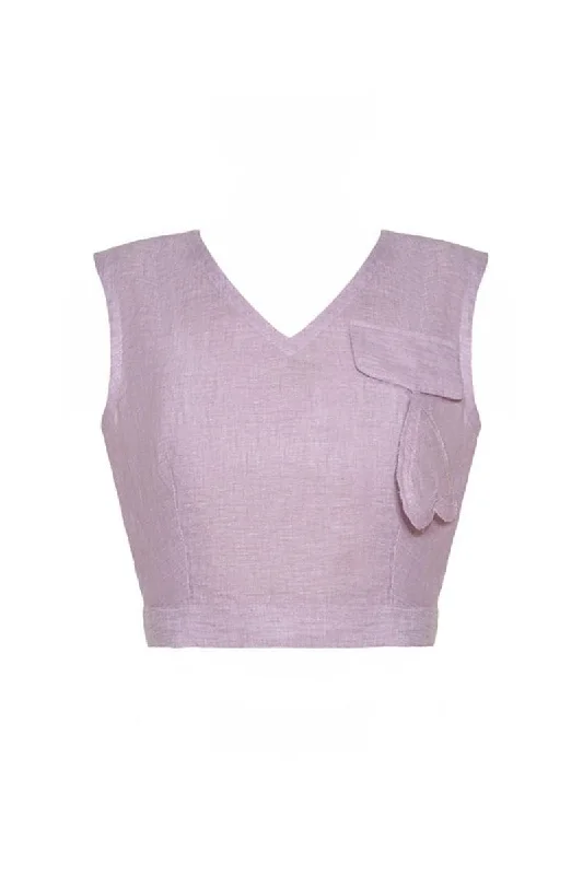 CroptopAILILAC SWEETHEART CROP TOP